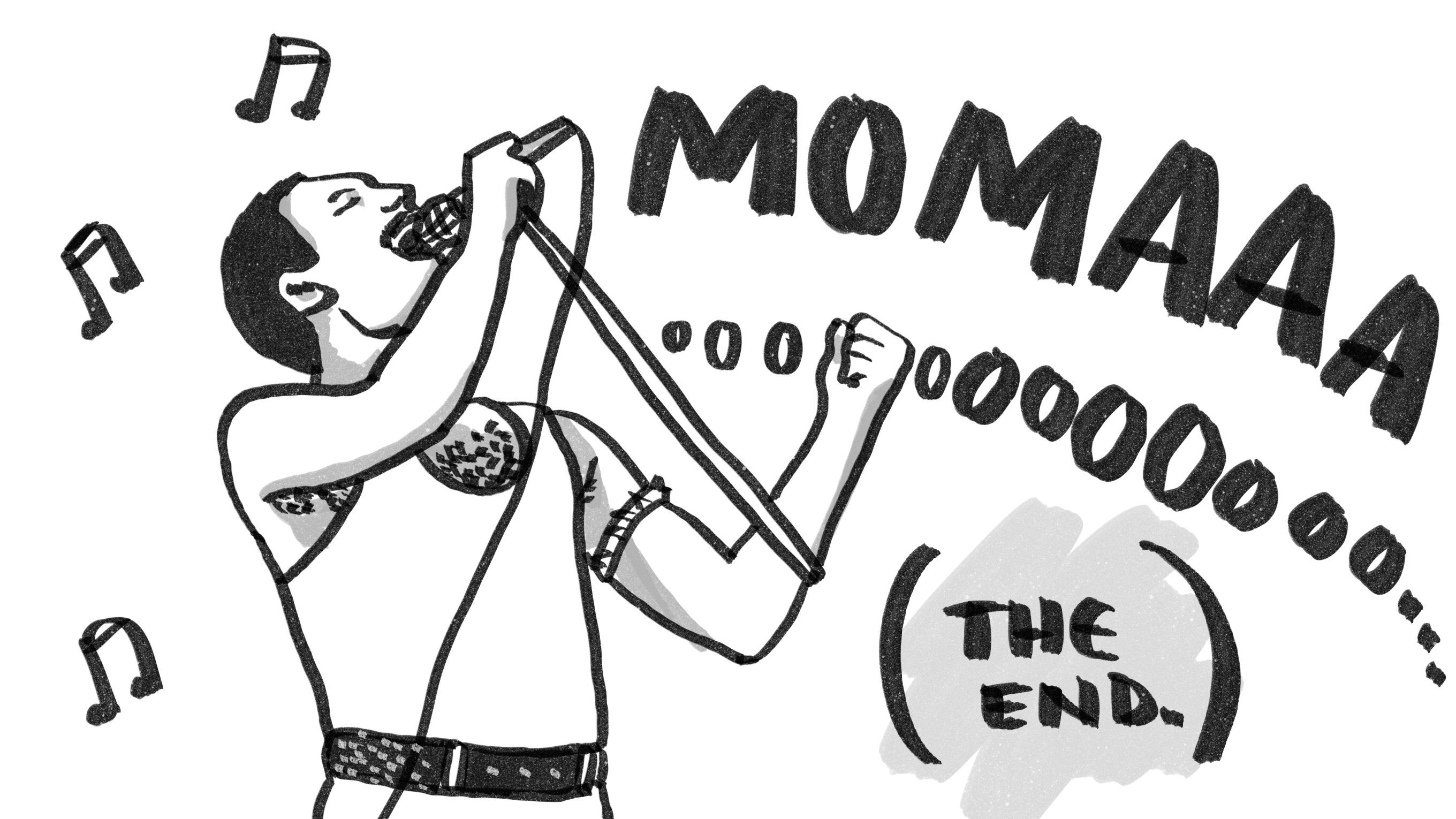 Freddie Mercury singing about the MoMA